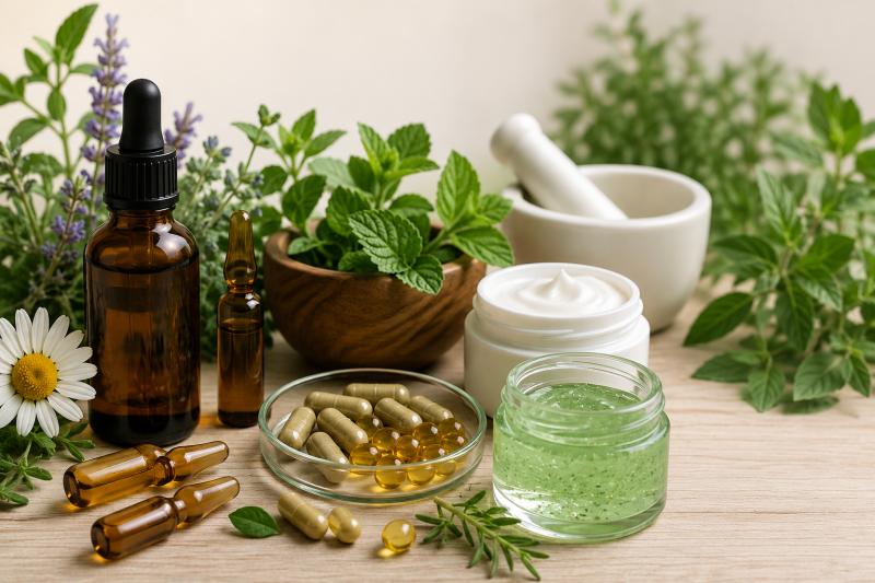 FITOTERAPIA: GOCCE, FIALE, CAPSULE, GELATINE, CREME, GEL E INQUADRAMENTO LEGISLATIVO.