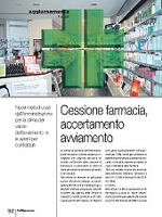 Cessione farmacia, accertamento avviamento