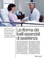 La riforma dei livelli essenziali di assistenza