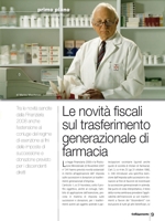 Le novità fiscali sul trasferimento generazionale di farmacia